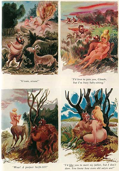 Playboy Videos Online on Is A Feature On Dedini   S Famous  Satyr   Nymph  Comics From Playboy