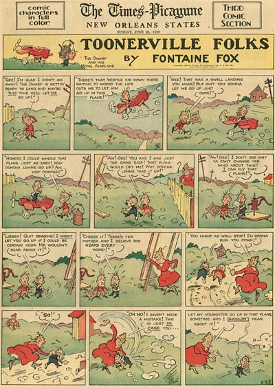 1939 Sunday Color Comics