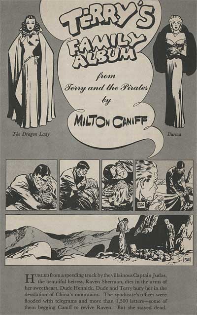 Milton Caniff Terry and the Pirates Steve Canyon