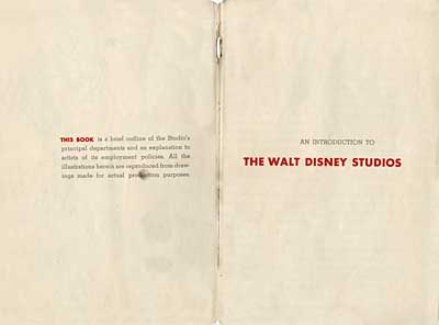 Disney Artists Tryout Book