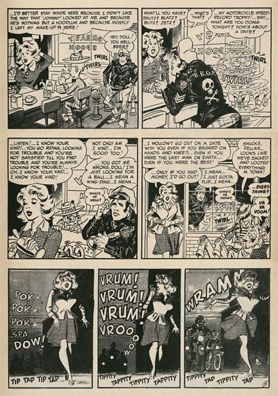 Wally Wood in Mad magazine Brando Wild One