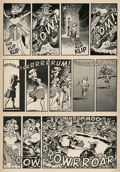 Wally Wood in Mad magazine Brando Wild One